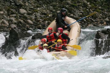 Nahatlatch canyon rafting